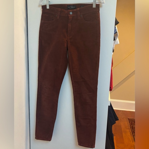 Lucky Brand Brown/Orange Skinny Corduroy Pants - Picture 1 of 4